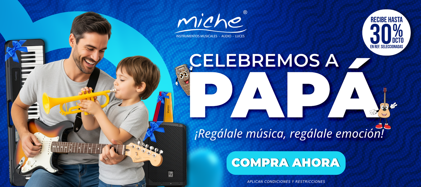Instrumentos musicales padres junio 2025 Colombia