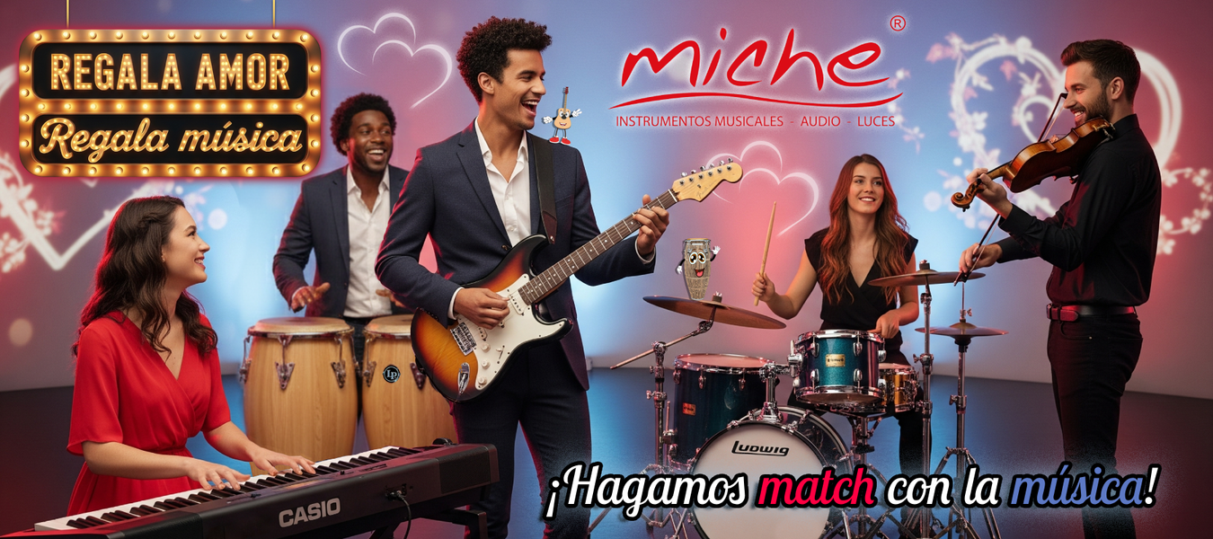 Celebra este mes especial con instrumentos y equipos que enamoran a primera vista.