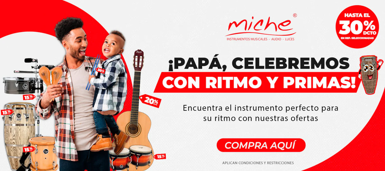 Colección de instrumentos mes de los padres