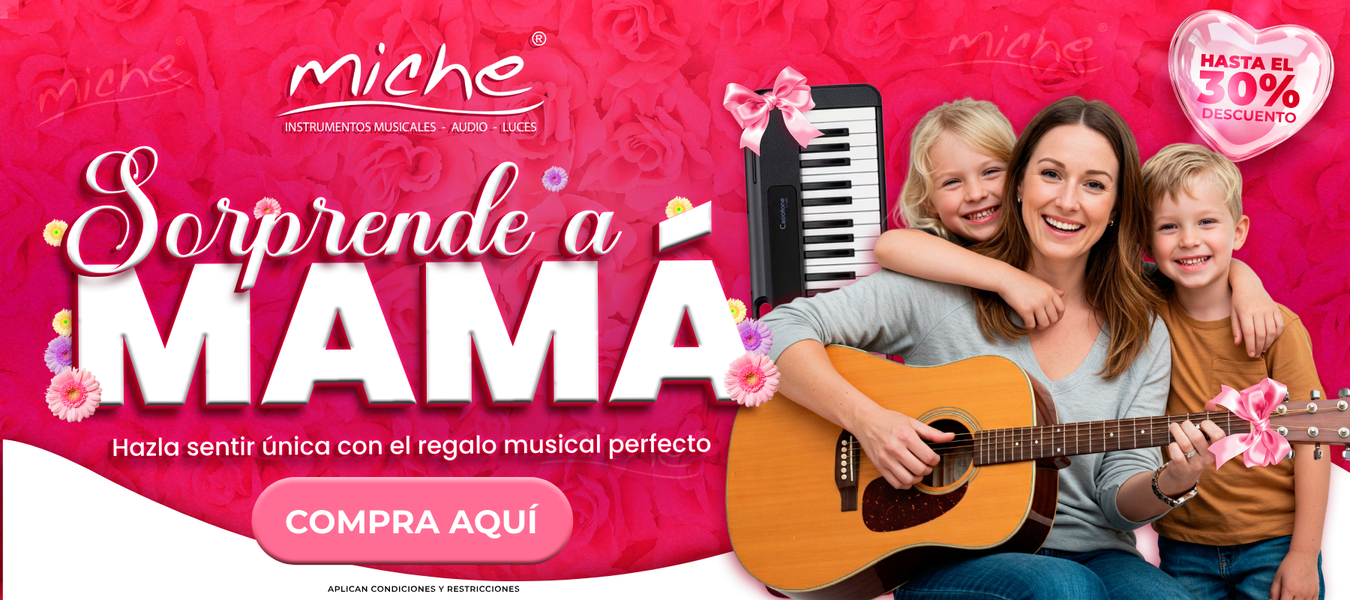 Instrumentos musicales para el mes de las madres en miche