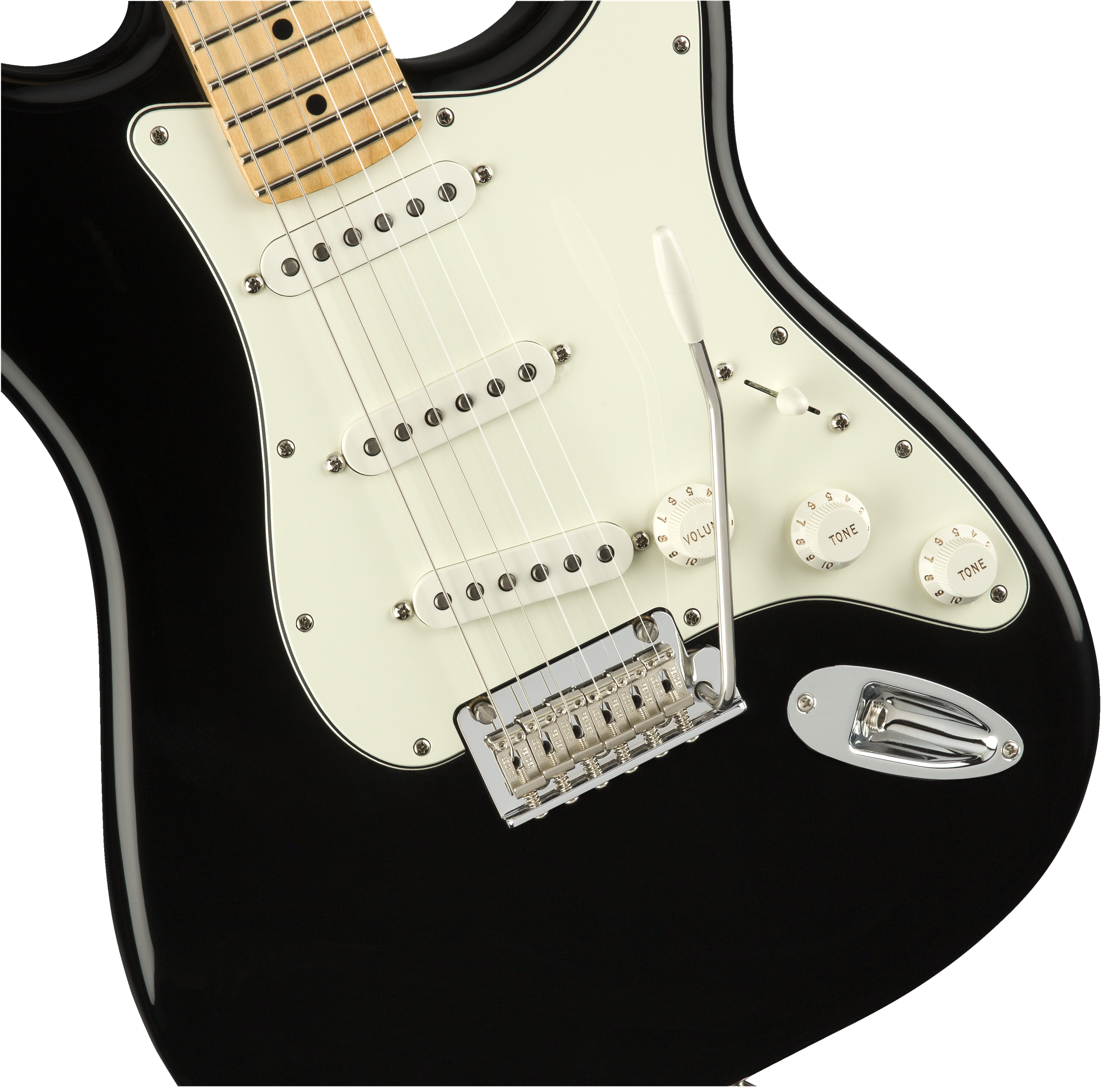 GUITARRA ELECTRICA FENDER MEXICO PLAYER STRATOCASTER NEGRA MOD0144502506 DIAPASÓN EN MAPLE