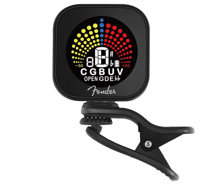 AFINADOR FENDER FLASH 2.0 RECARGABLE NEGRO