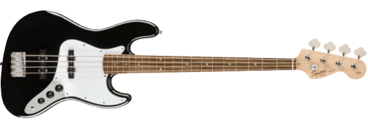 BAJO ELECTRICO SQUIER AFF JAZZ NEGRO LAUREL 4 CUERDAS MOD0370760506