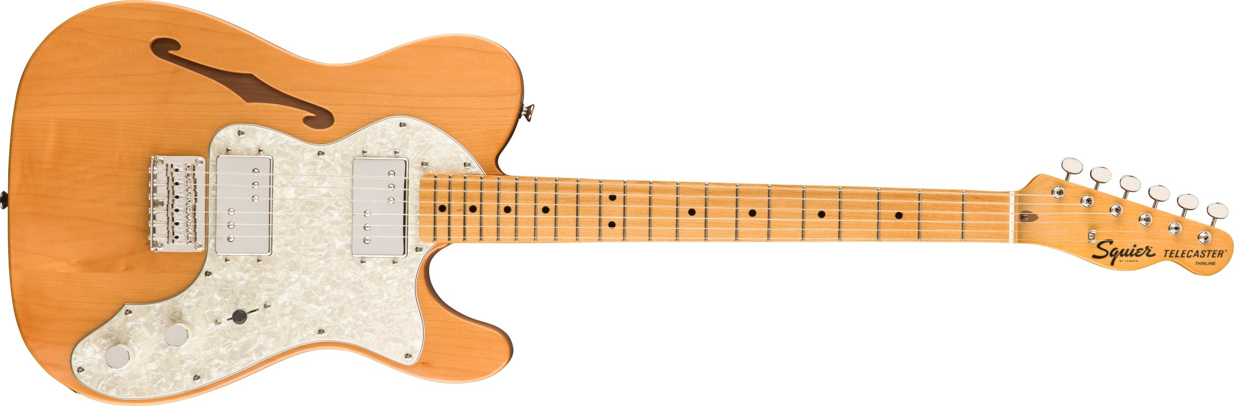 GUITARRA ELECTRICA SQ CV70S TELE THINLINE NATURAL