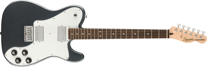 GUITARRA ELECTRICA SQUIER AFF TELE DLX GRIS LAUR HH