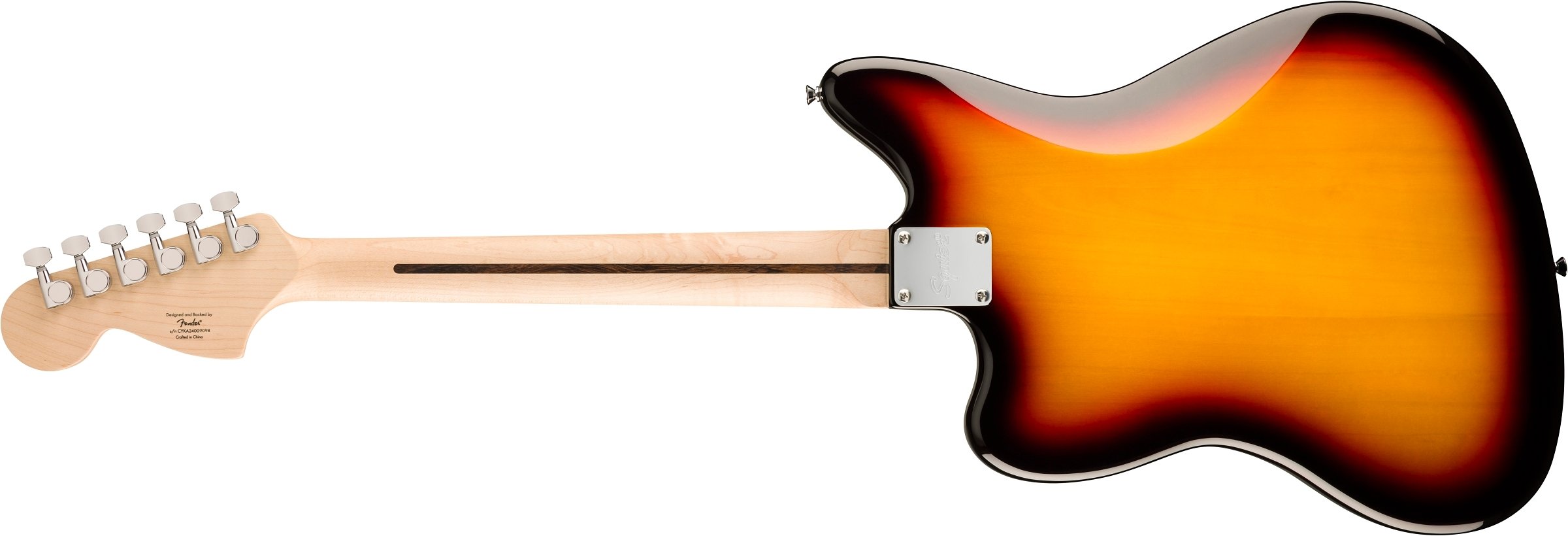 GUITARRA ELECTRICA SQUIER AFF JAGUAR SUNBURST LAUR
