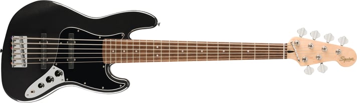 BAJO ELECTRICO SQUIER AFF JAZZ NEGRO/MTL LAUR 6 CUERDAS