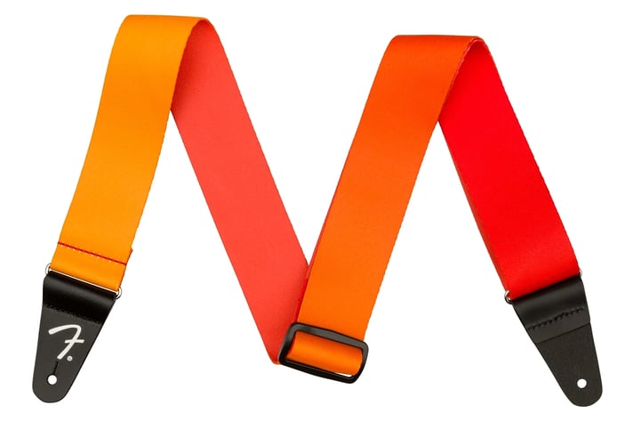 CORREA FENDER GUITARRA SOMBREADO NARANJA MOD0990637211