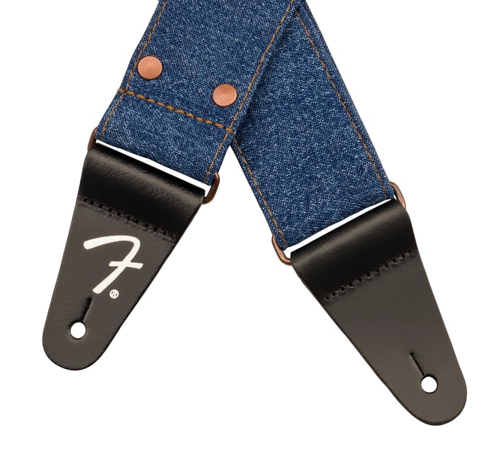 CORREA FENDER GUIT XWRANGLER D/STRAP INDIGO RIVET MOD0990638003