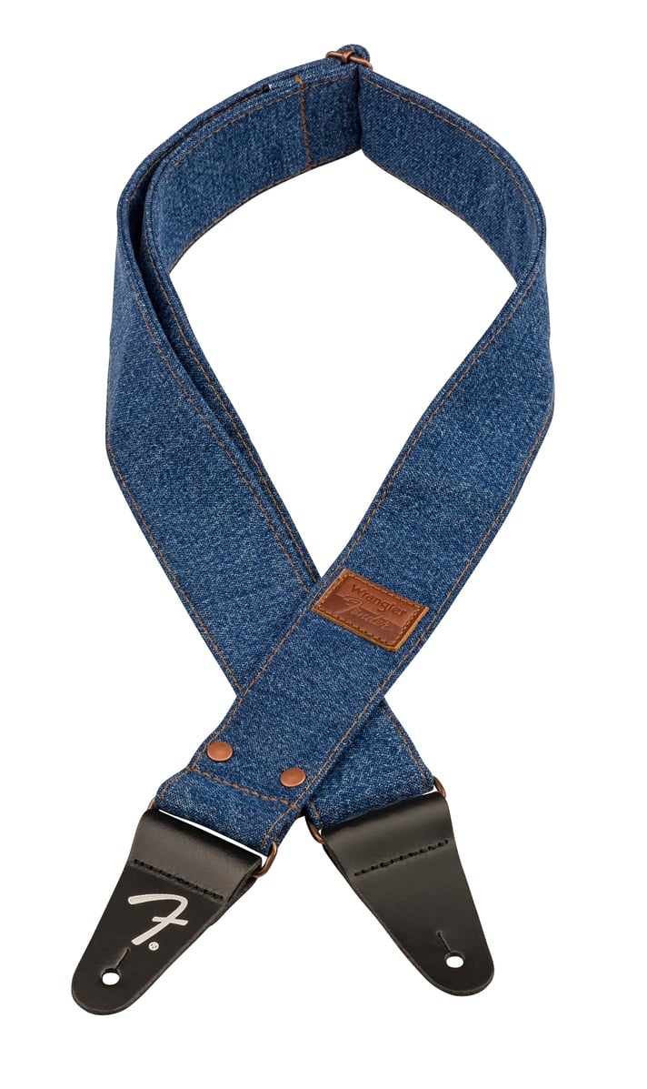 CORREA FENDER GUIT XWRANGLER D/STRAP INDIGO RIVET MOD0990638003