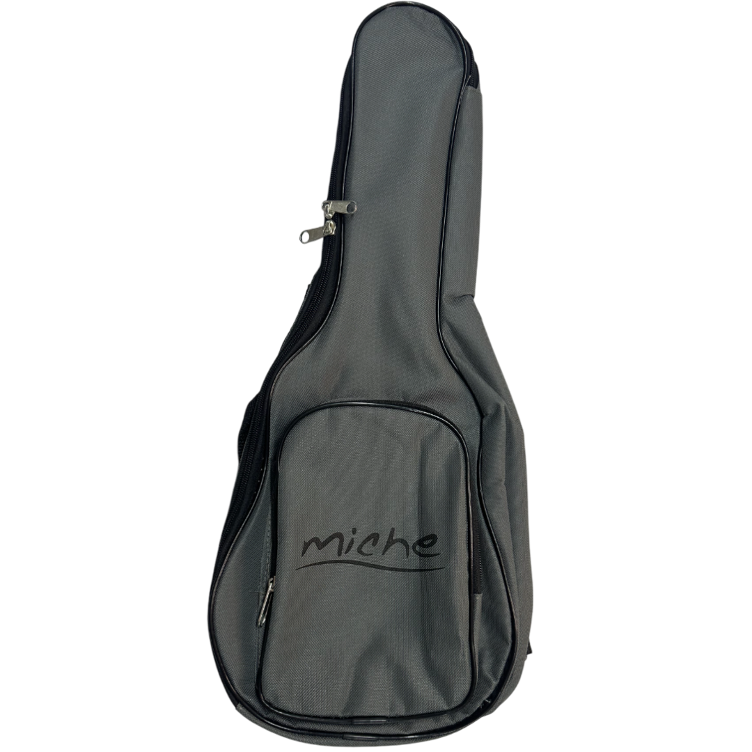 FORRO MICHE PARA UKELELE UB01 NEGRO/GRIS 21" MARCADO