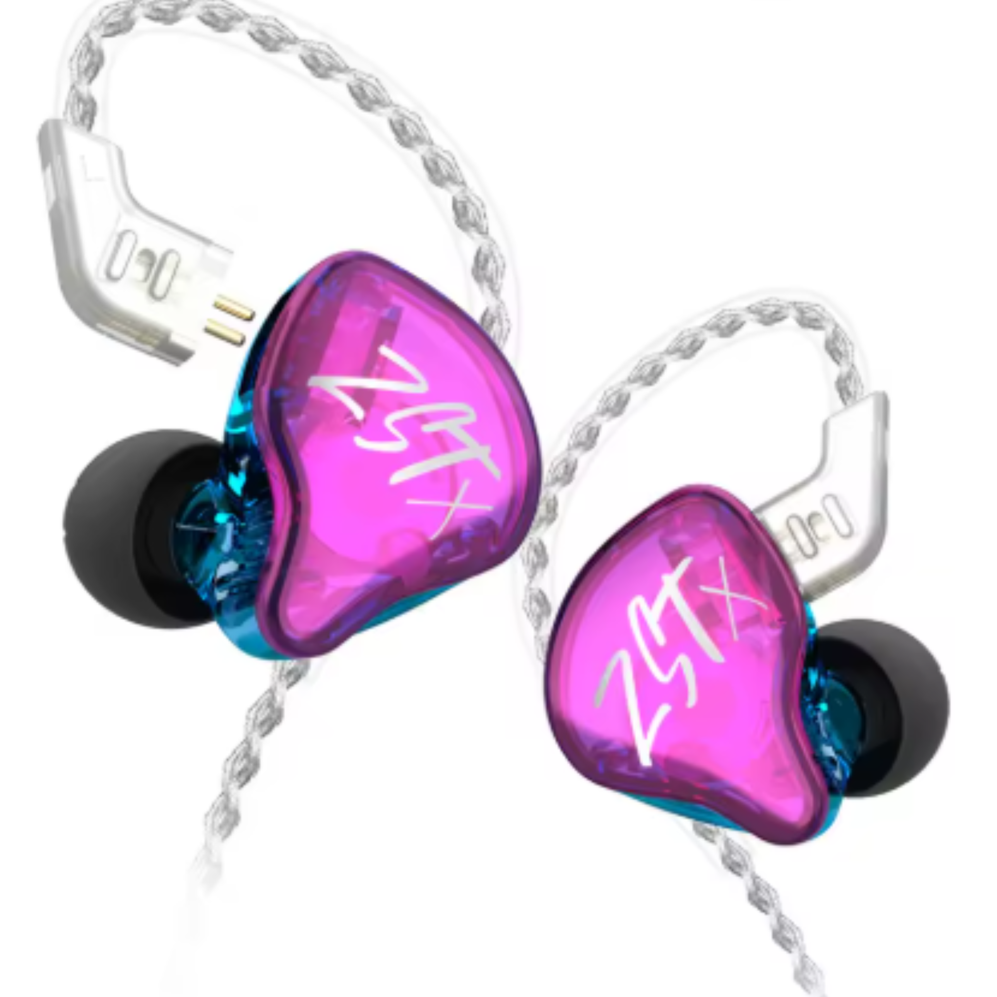 AURICULARES ZST X PÚRPURA/AZUL SIN MICROFONO