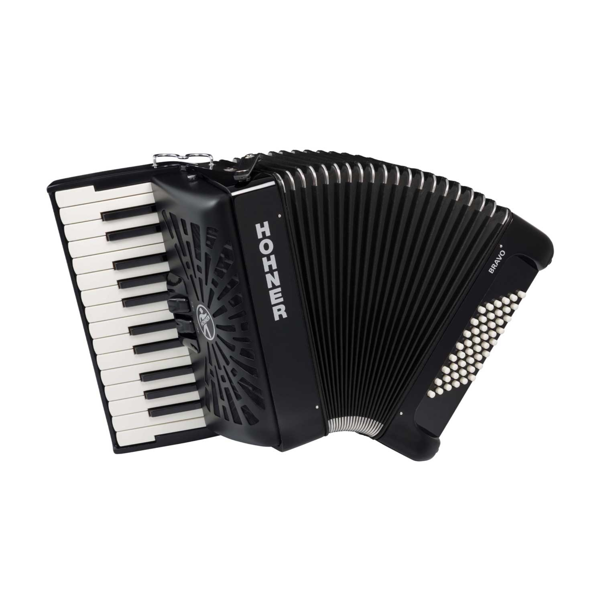 ACORDEON HOHNER BRAVO II NEGRO 48 BAJOS