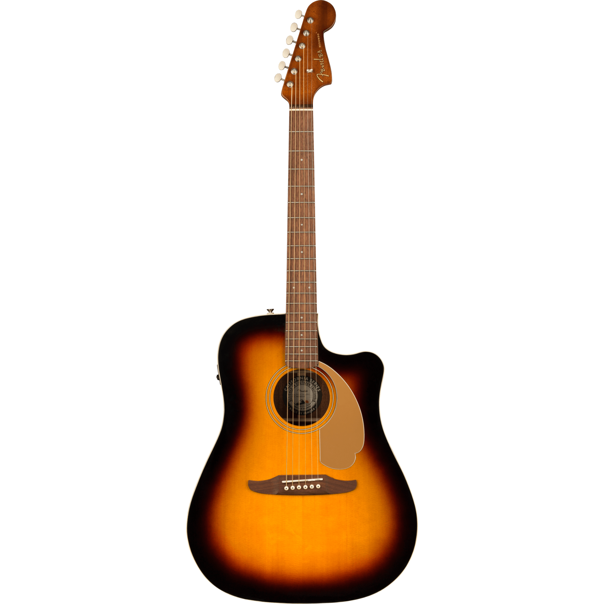 GUITARRA ELECTROACUSTICA FENDER PLR REDONDO FOLK SUNBURST MOD0970713003