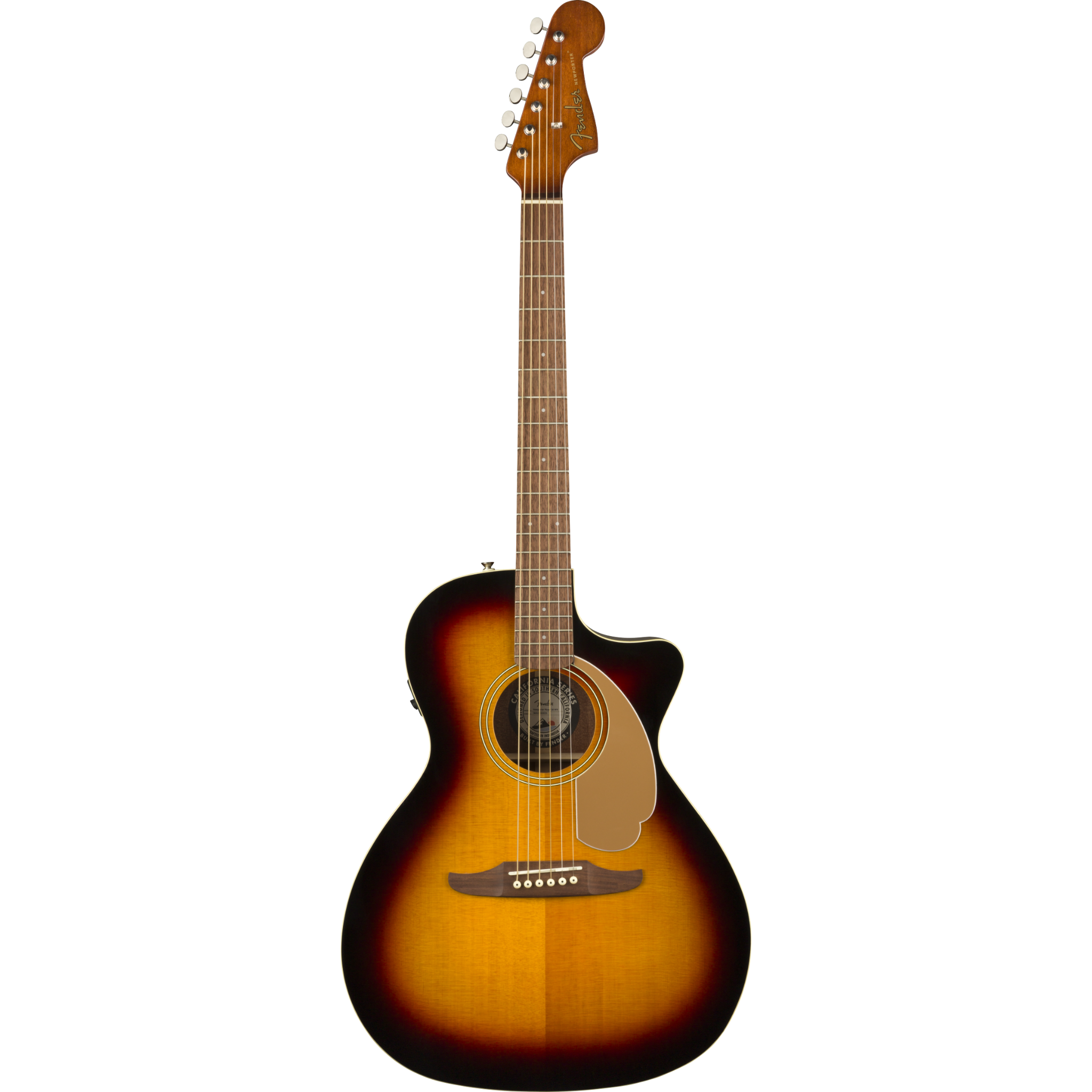GUITARRA ELECTROACUSTICA FENDER PLR NEWPORTER FOLK SUNBURST MOD0970743003