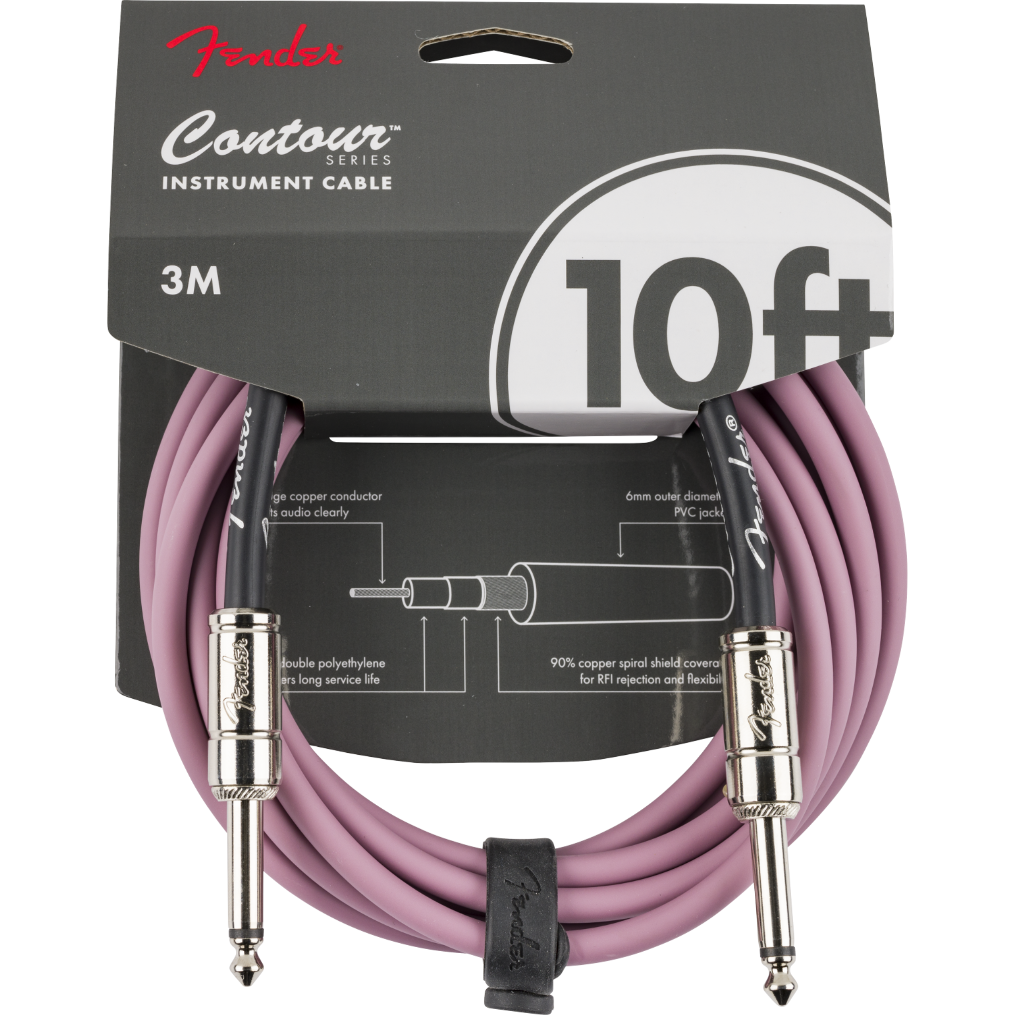CABLE LINEA FENDER CONTOUR 3 MTS NIEBLA