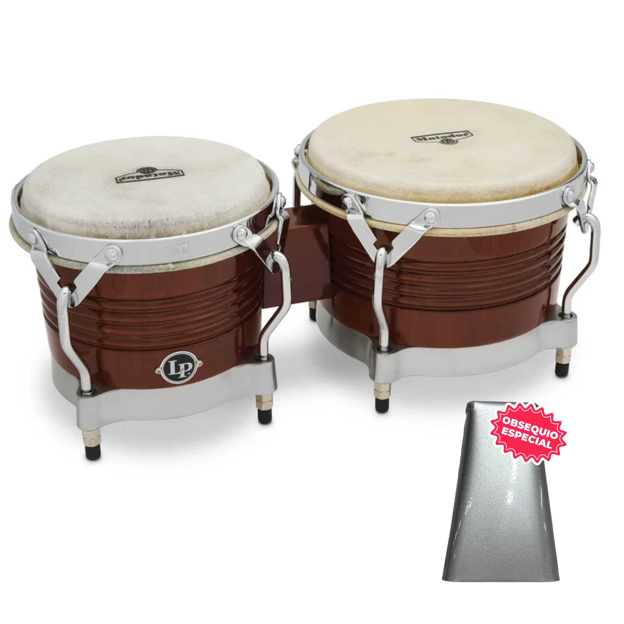 BONGO LP MATADOR CAFE M201-ABW INCLUYE CAMPANA SALSERA GRANDE