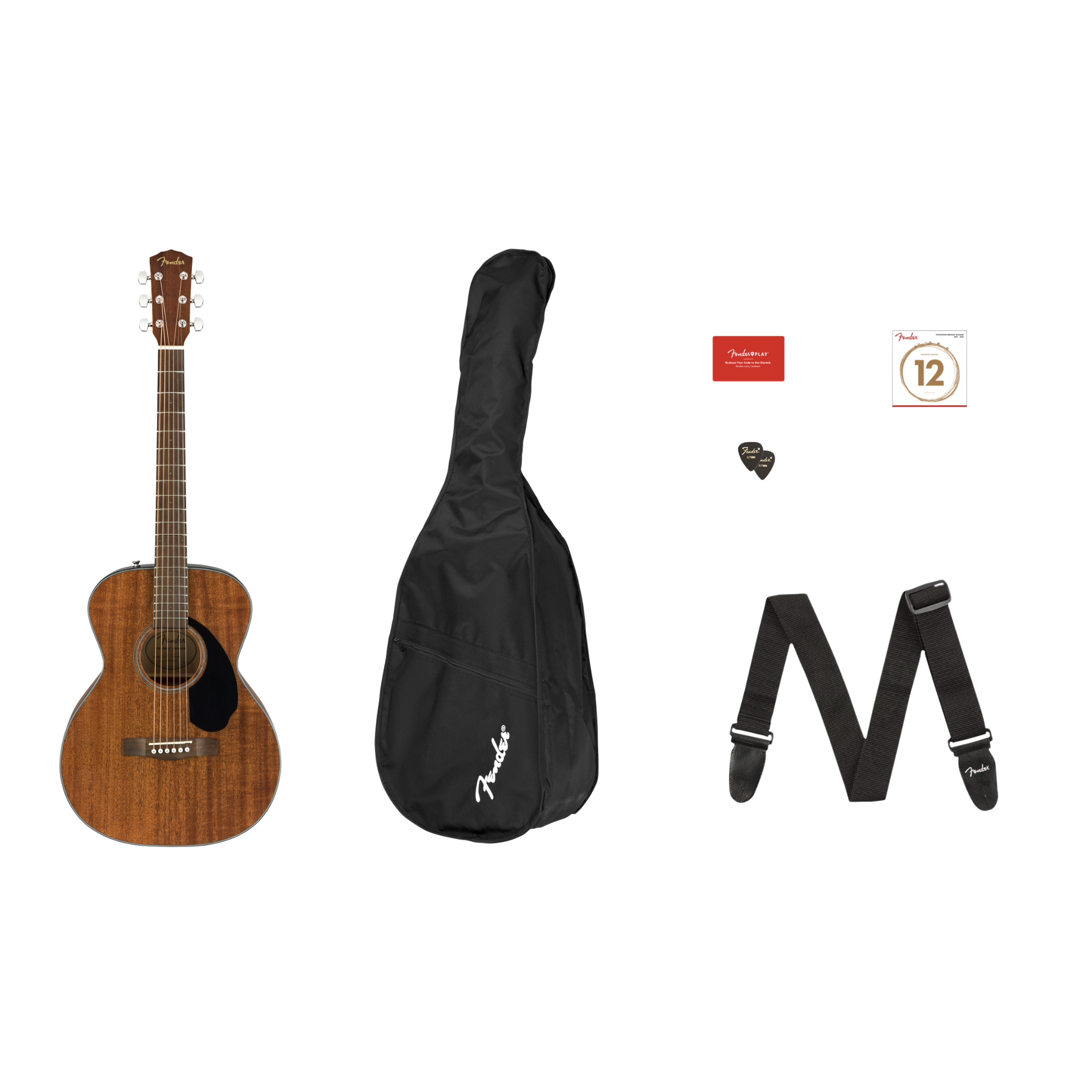 COMBO GUITARRA ACUSTICA FENDER CC60S CONCERT NATURAL MOD0970150422