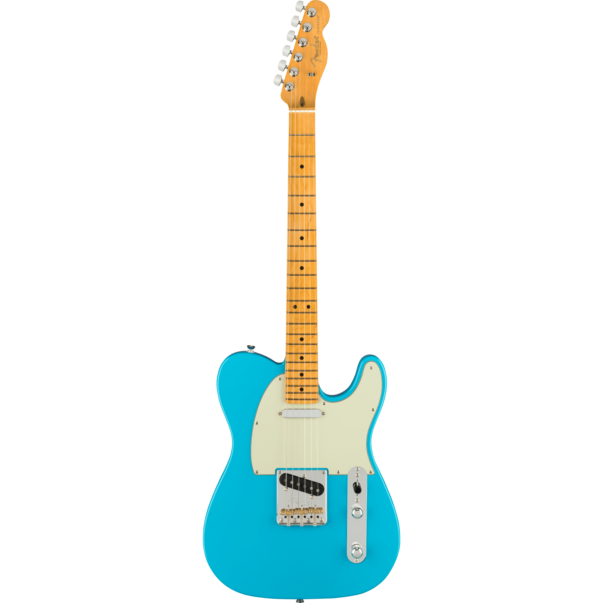 GUITARRA ELECTRICA FENDER AM PRO 2 TELECASTER AZUL MAPLE MOD0113942719
