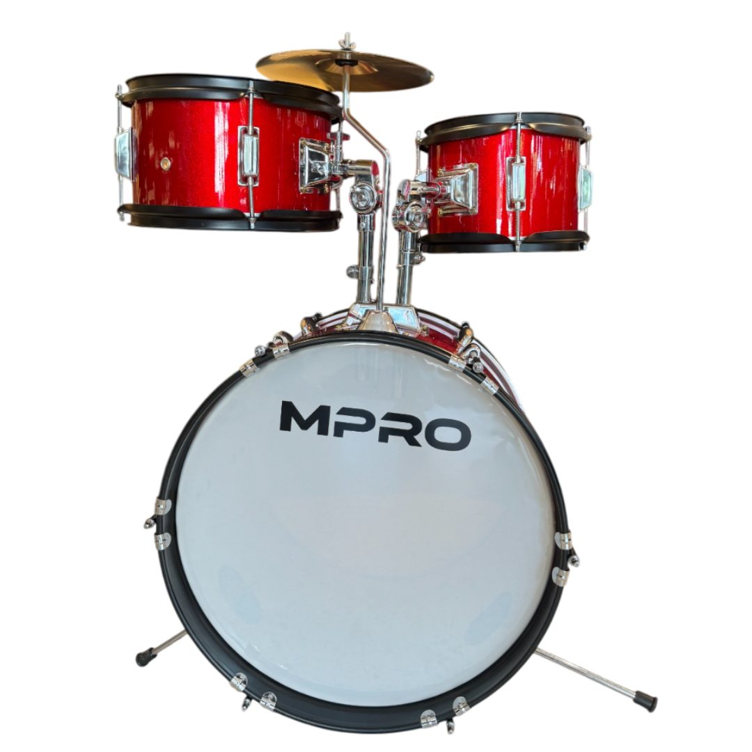BATERIA MPRO JUNIOR 3PC MK-304 ROJA