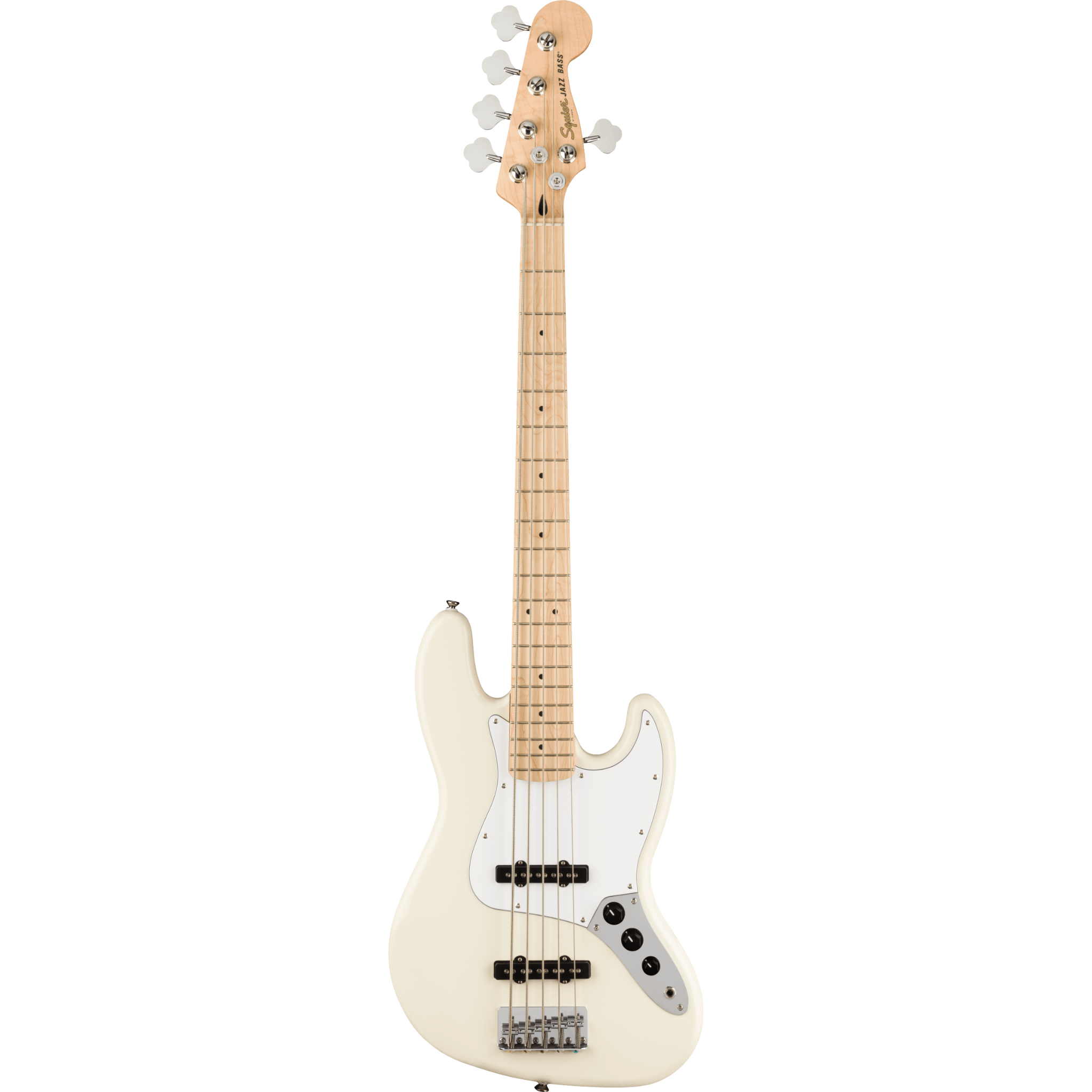 BAJO ELECTRICO SQUIER AFF JAZZ BLANCO MAPLE 5 CUERDAS MOD0378652505