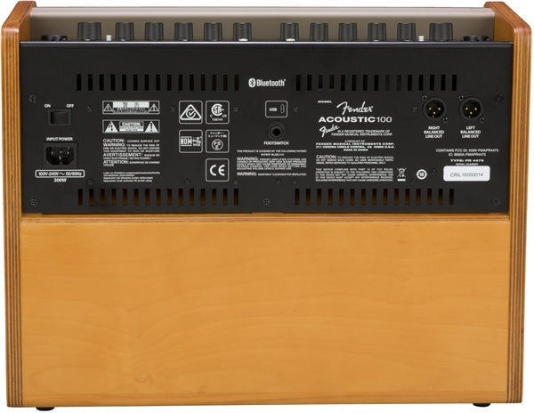 AMPLIFICADOR GUIT FENDER ACOUSTIC 100 120V