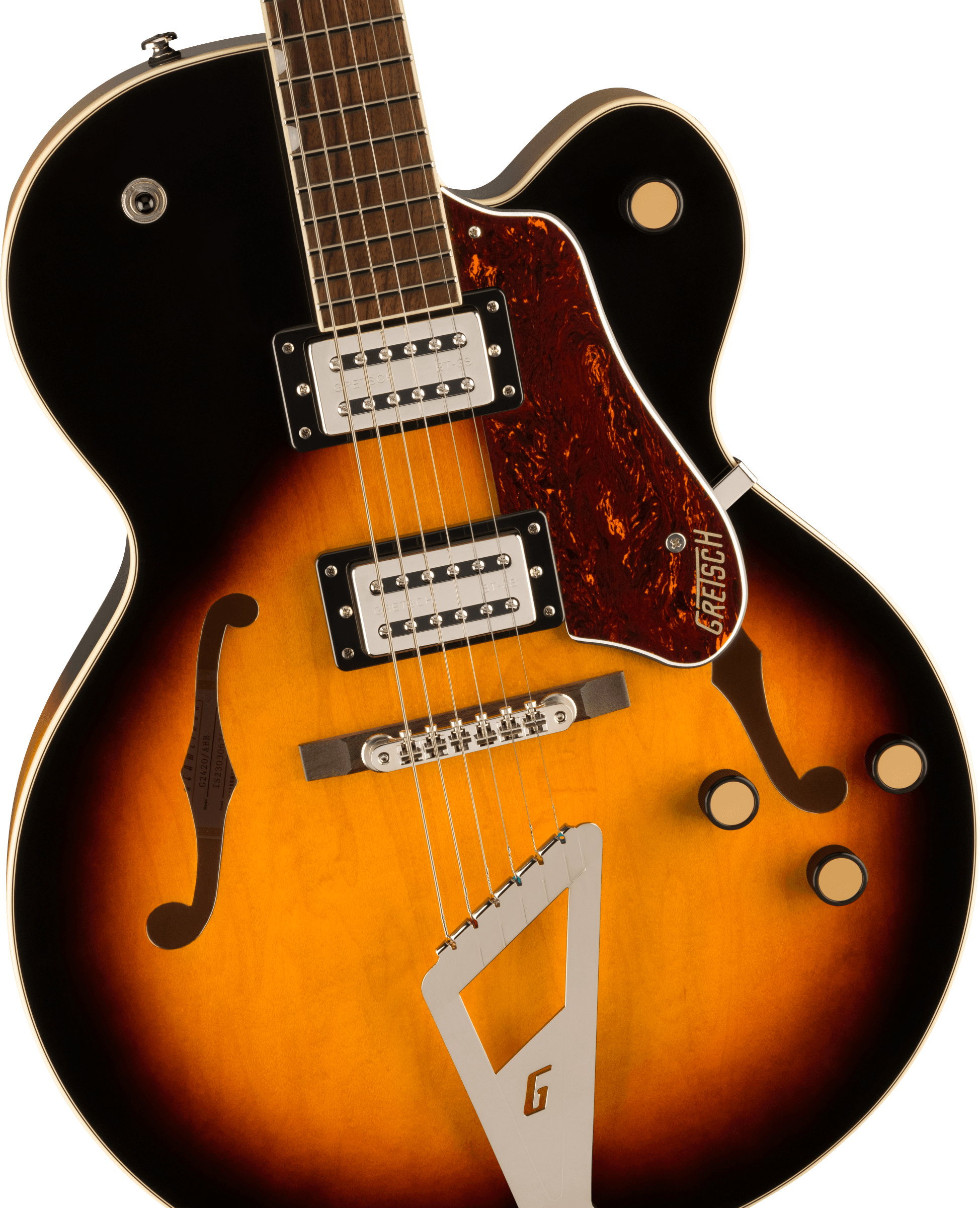 GUITARRA ELECTRICA GRETSCH G2420 HLW SC SUNBURST LAUR