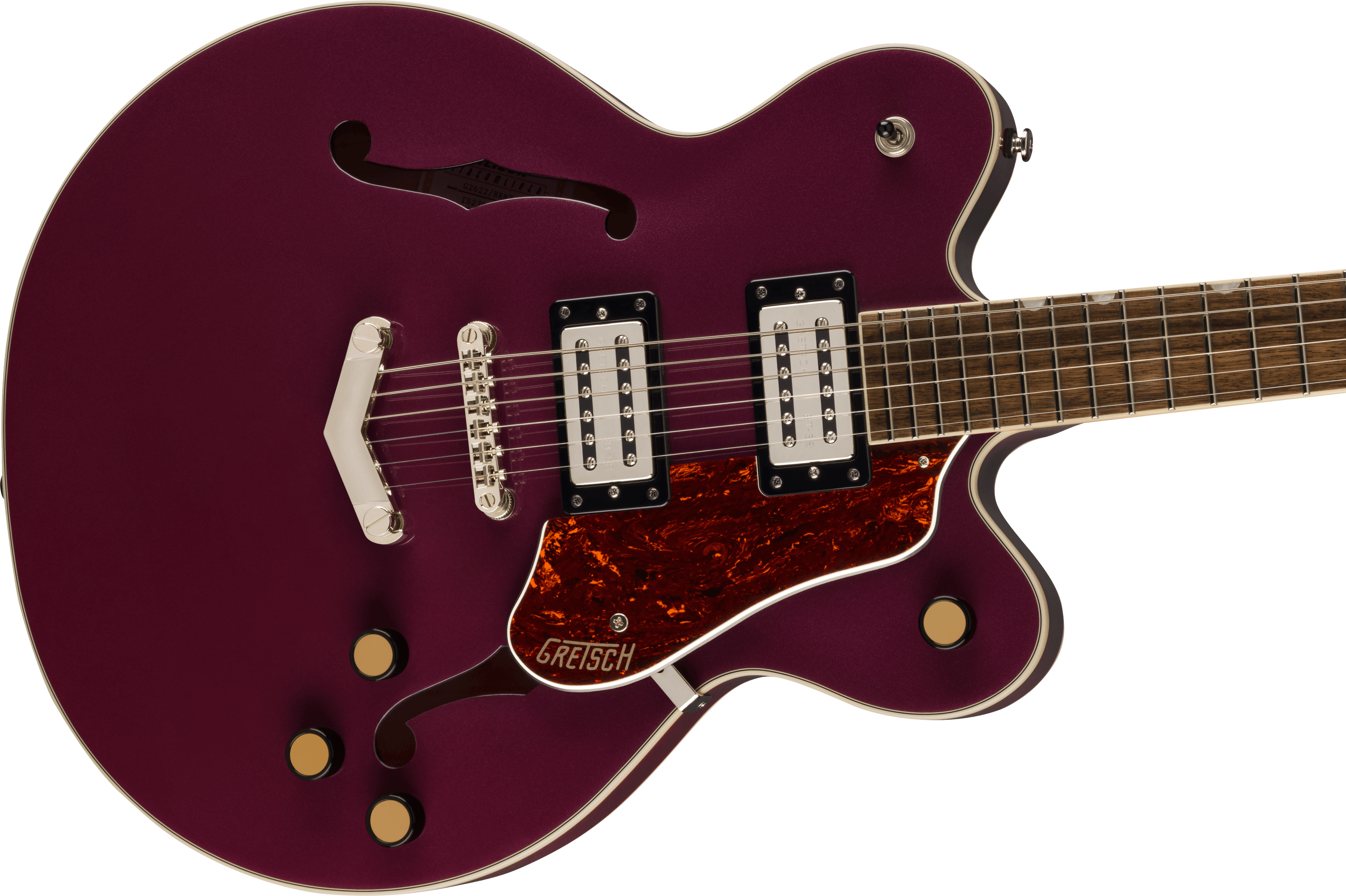 GUITARRA ELECTRICA GRETSCH G2622 CB DBLCT MORADO LAUR