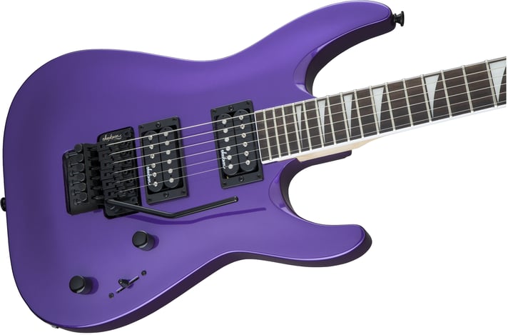 GUITARRA ELECTRICA JACKSON JS32 DINKY MOD2910238552 EN COLOR PURPURA,CON PUENTE FLOYD ROSE