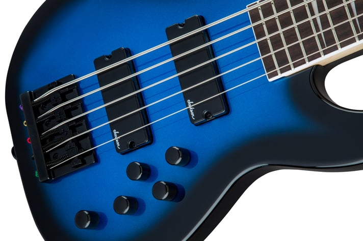 BAJO ELECTRICO JACKSON JS3V CONCERT AZUL/NEGRO 5 CUERDAS HH