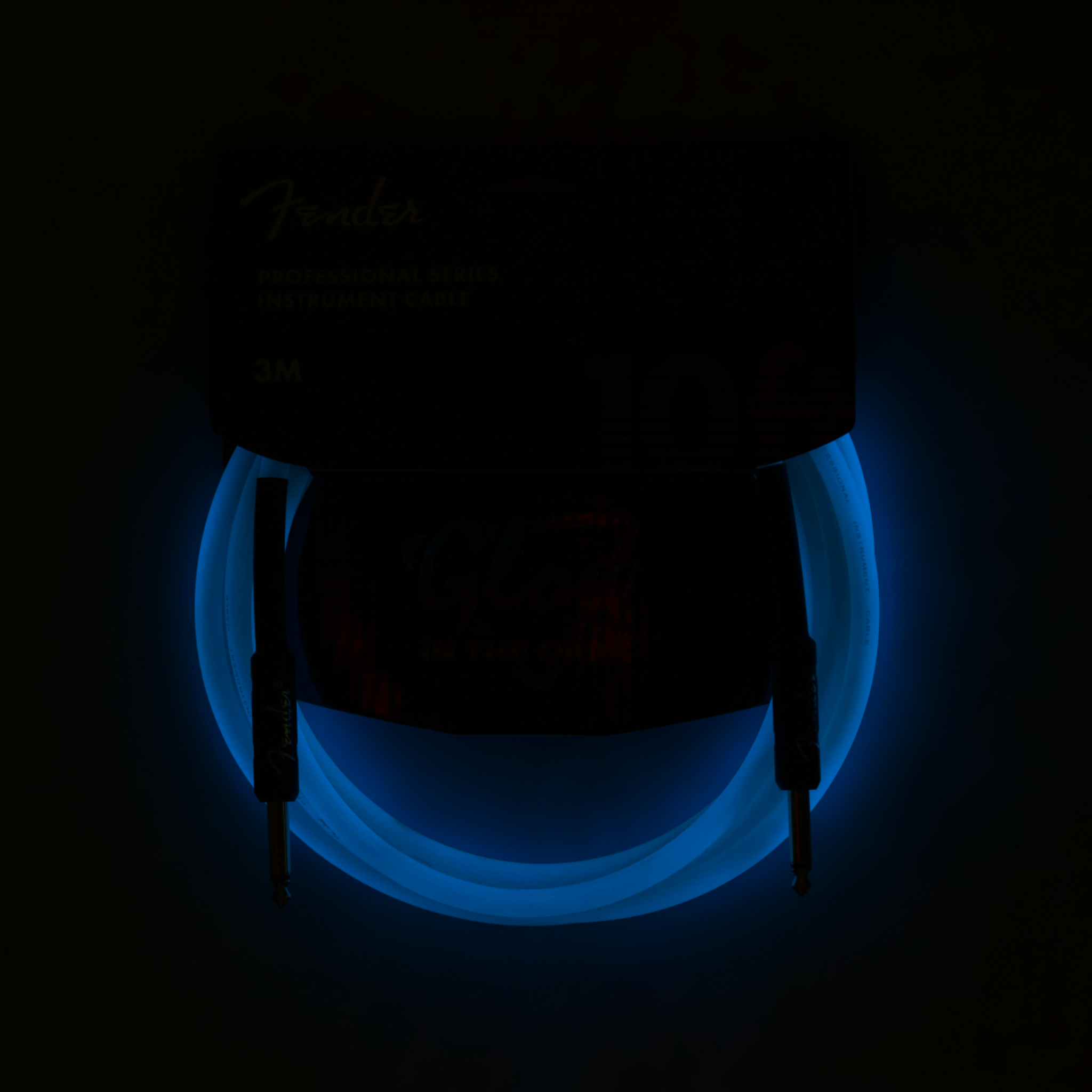 CABLE LINEA FENDER GLOW PROFESIONAL 3 MTS AZUL MOD0990810108