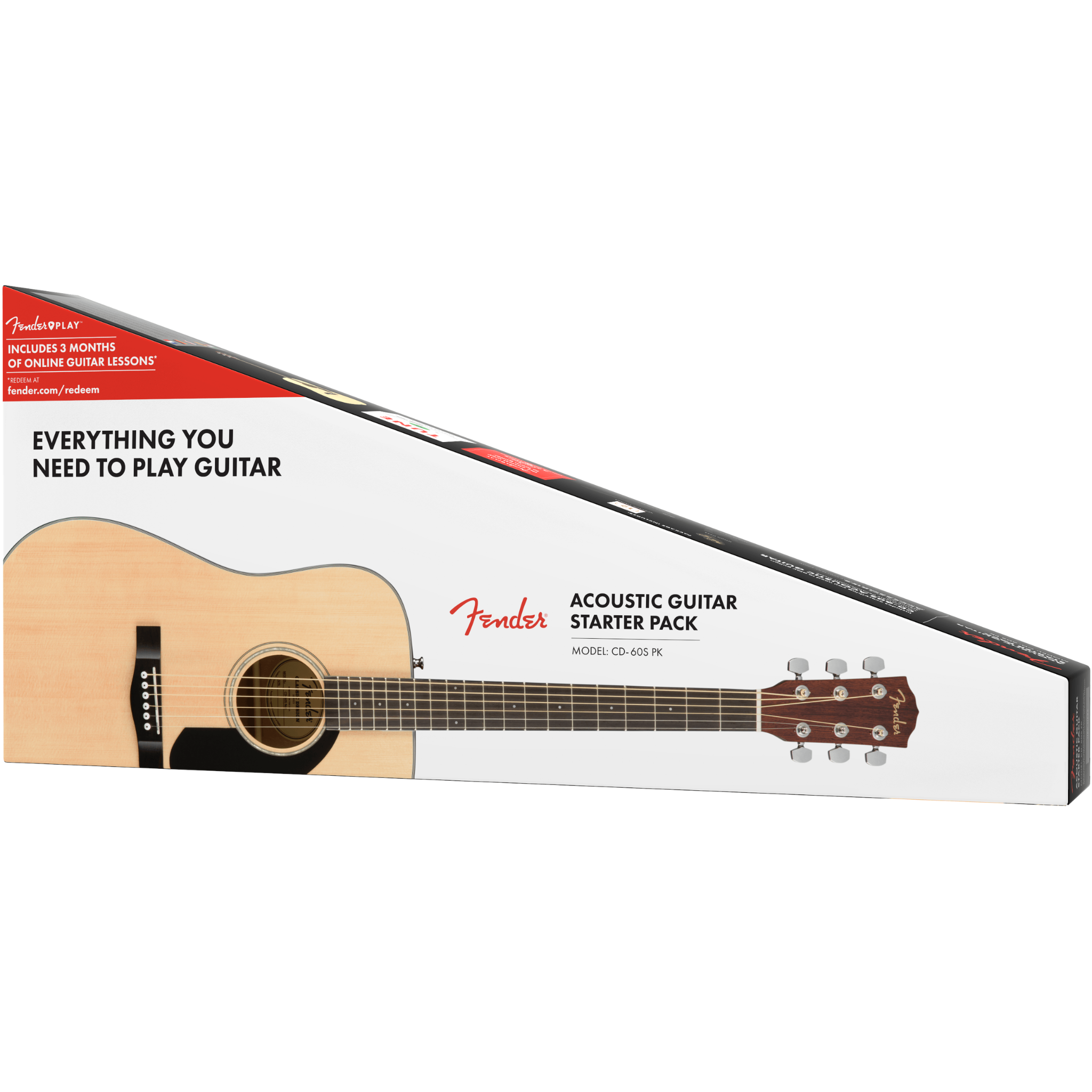 COMBO GUITARRA ACUSTICA FENDER CD60S NATURAL FOLK MOD0970110421