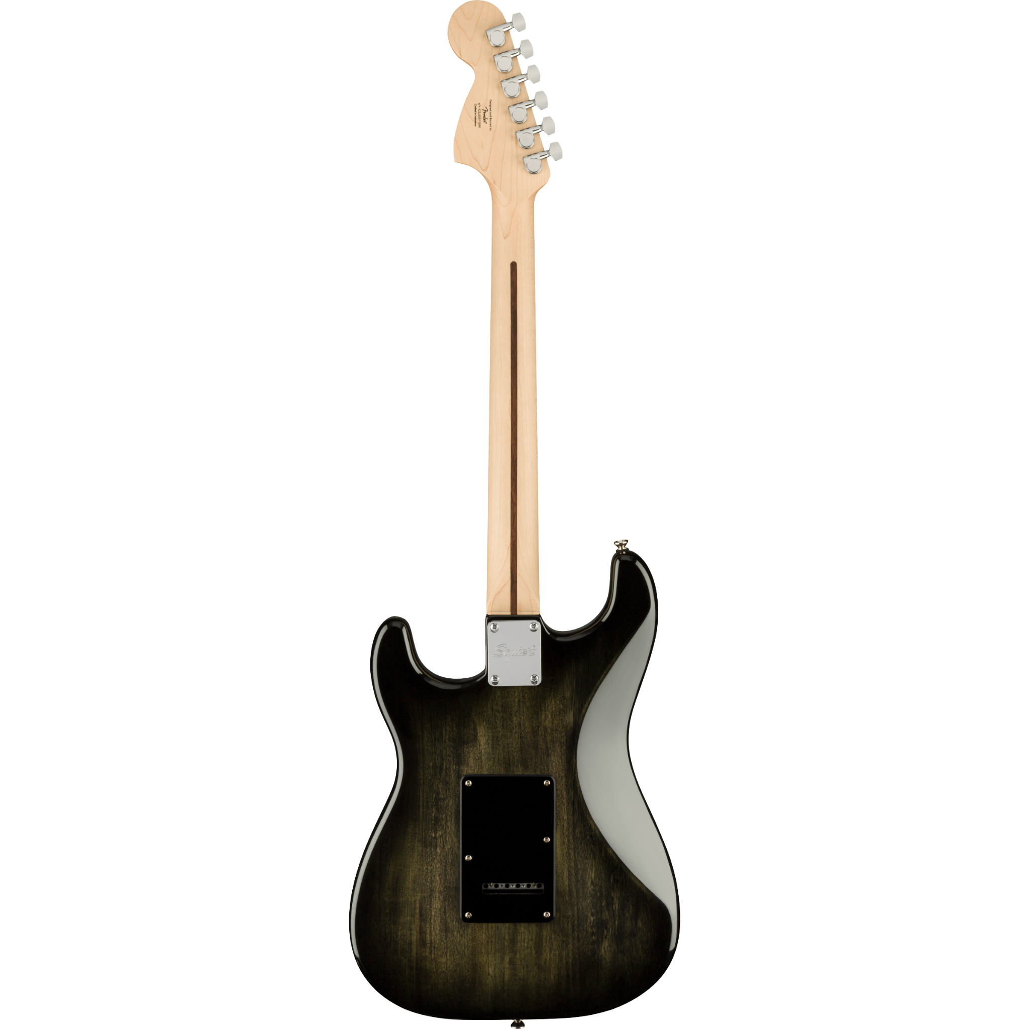 GUITARRA ELECTRICO FENDER SQUIER AFF STRATOCASTER FMT NEGRO