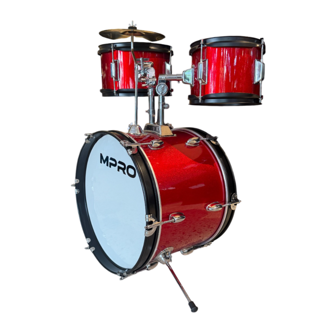 BATERIA MPRO JUNIOR 3PC MK-304 ROJA