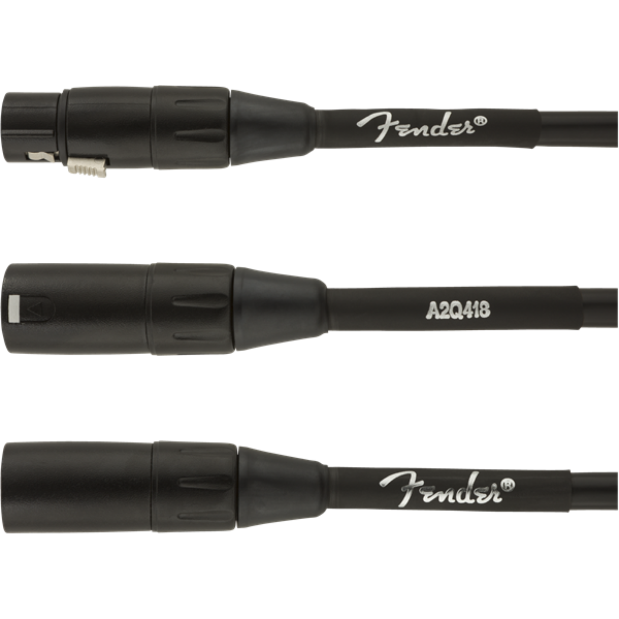 CABLE MICROFONO FENDER PROFESIONAL 4.5 MTS NEGRO MOD0990820018