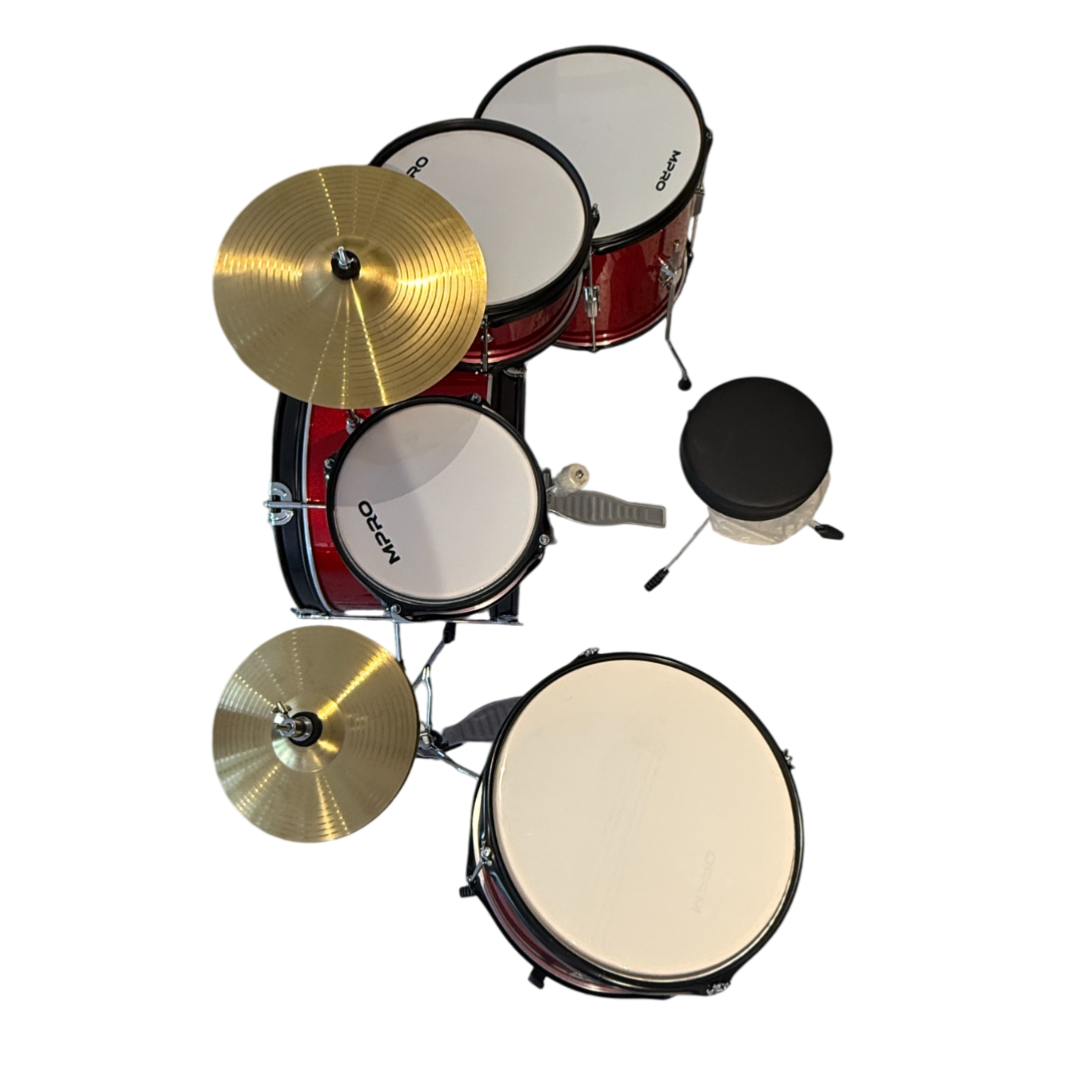 BATERIA MPRO JUNIOR 5PC MK-501 ROJA