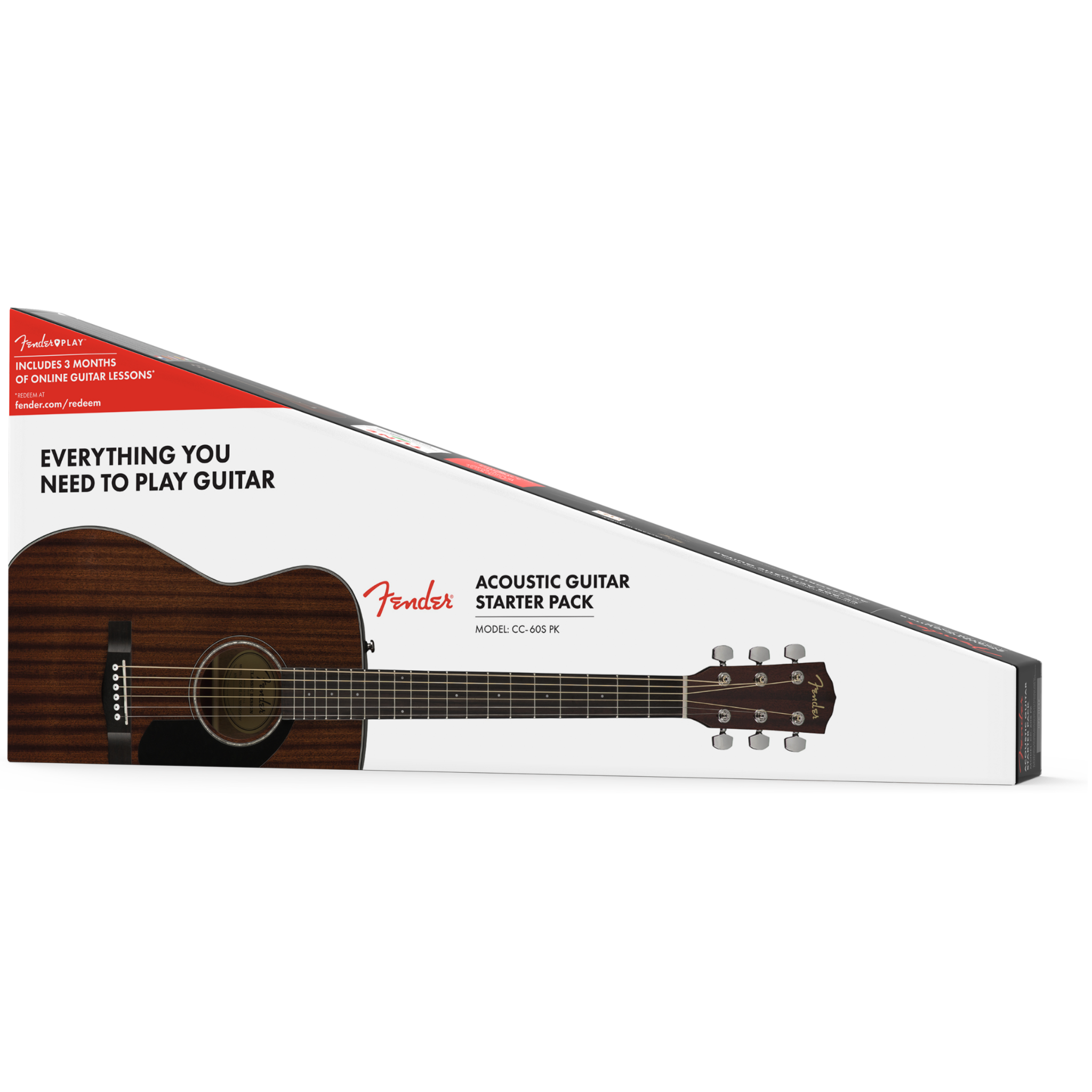 COMBO GUITARRA ACUSTICA FENDER CC60S CONCERT NATURAL MOD0970150422