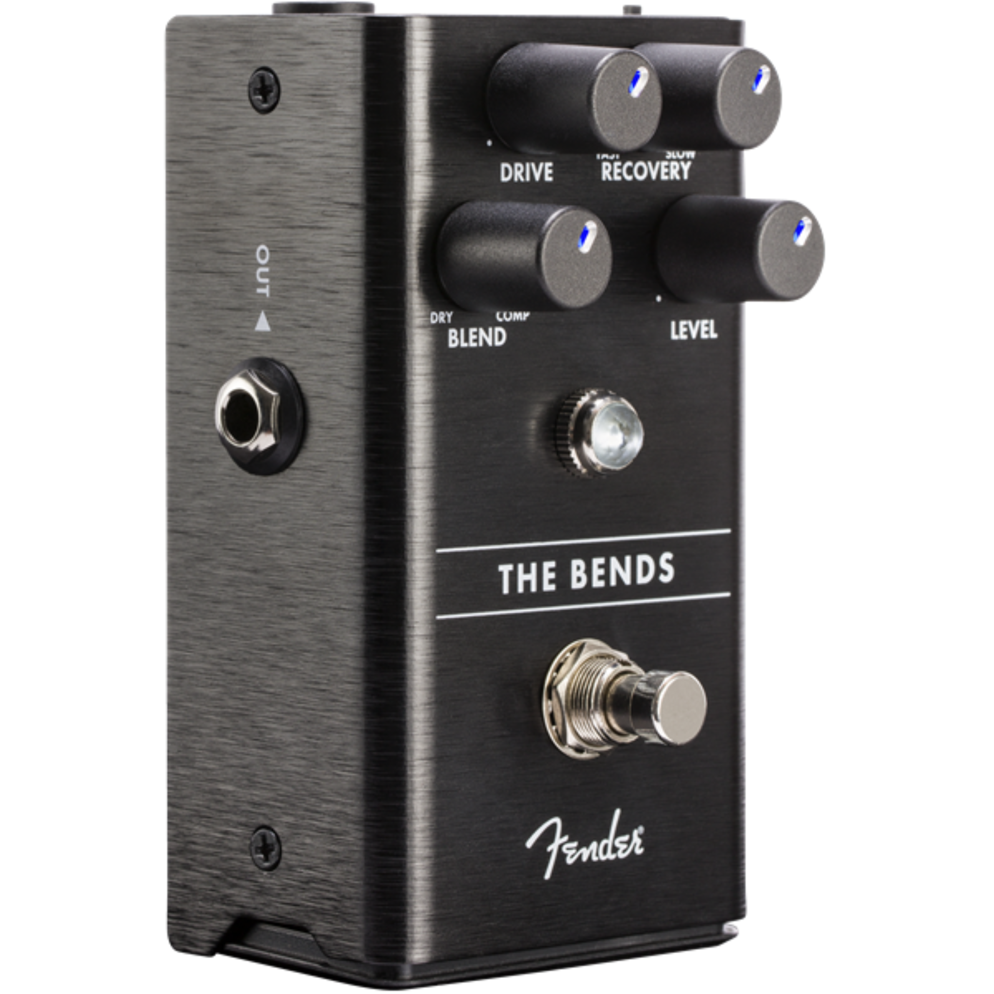 PEDAL DE GUITARRA FENDER THE BEND COMPRESOR NEGRO