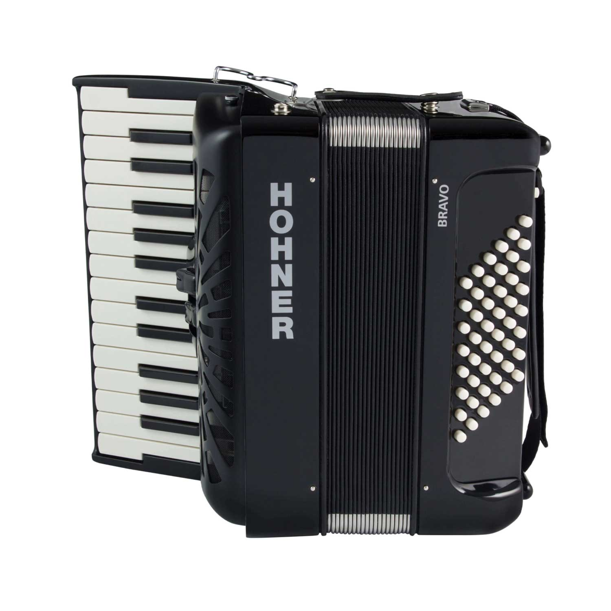 ACORDEON HOHNER BRAVO II NEGRO 48 BAJOS