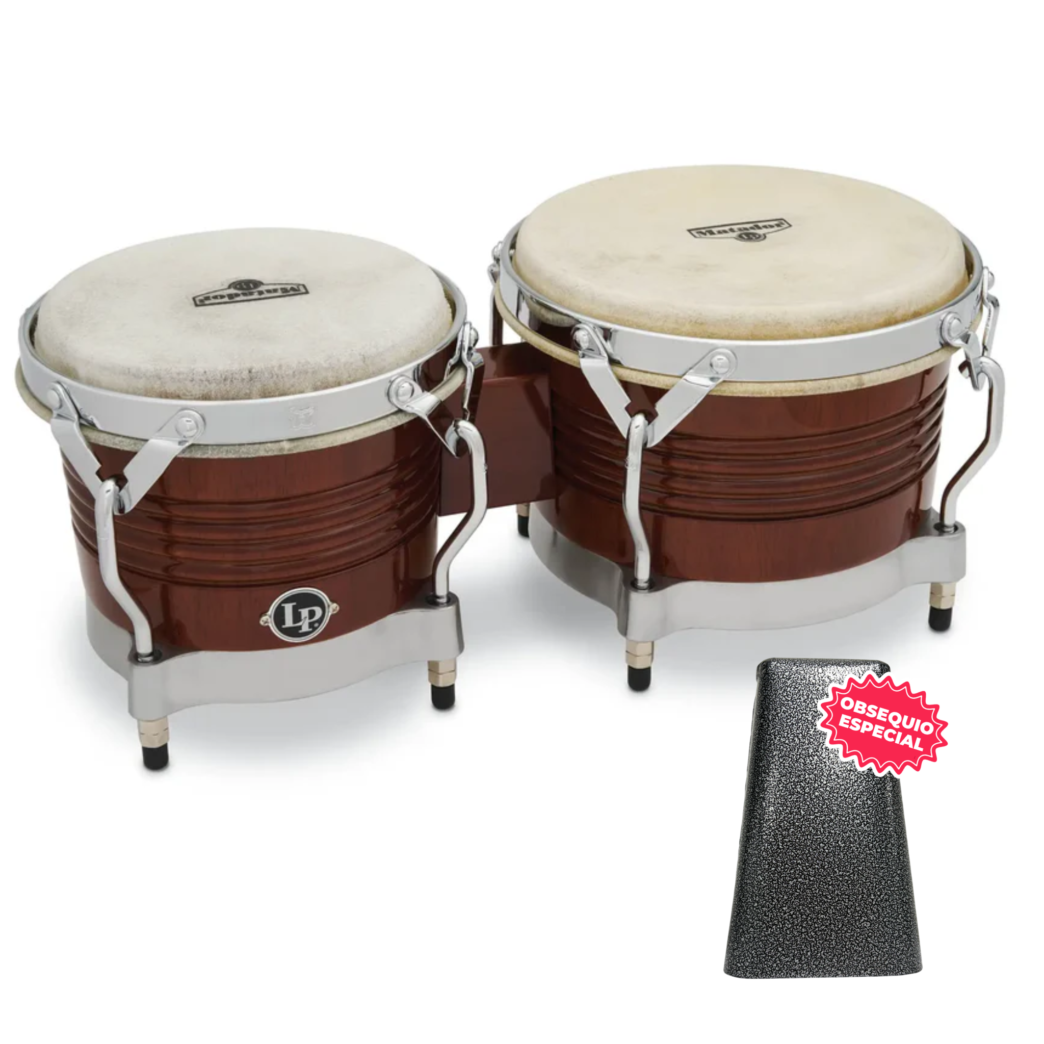 BONGO LP MATADOR CAFE M201-ABW INCLUYE CAMPANA SALSERA GRANDE