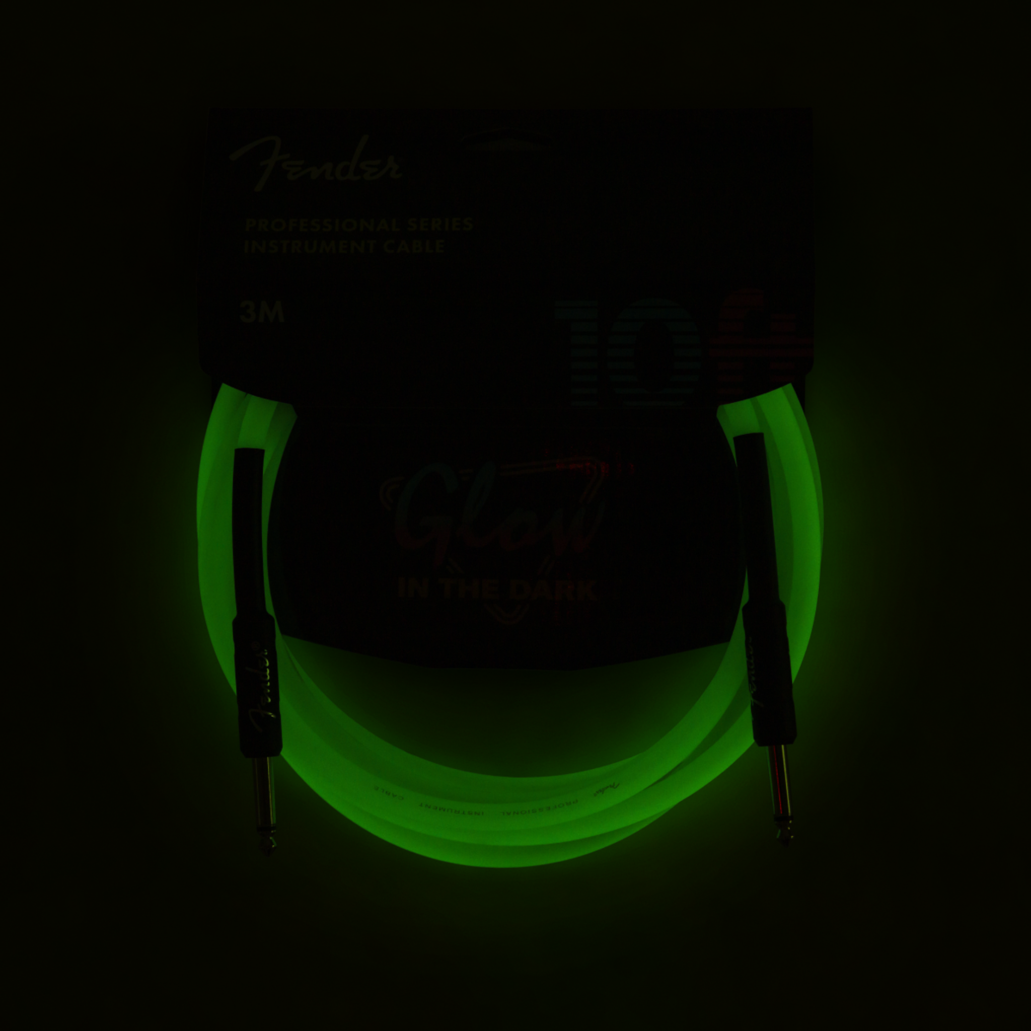 CABLE LINEA FENDER GLOW PROFESIONAL 3 MTS VERDE MOD0990810119