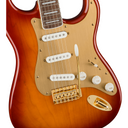 GUITARRA ELECTRICA SQUIER 40TH STRATOCASTER GOLD SUNBURST LAUREL MOD0379410547