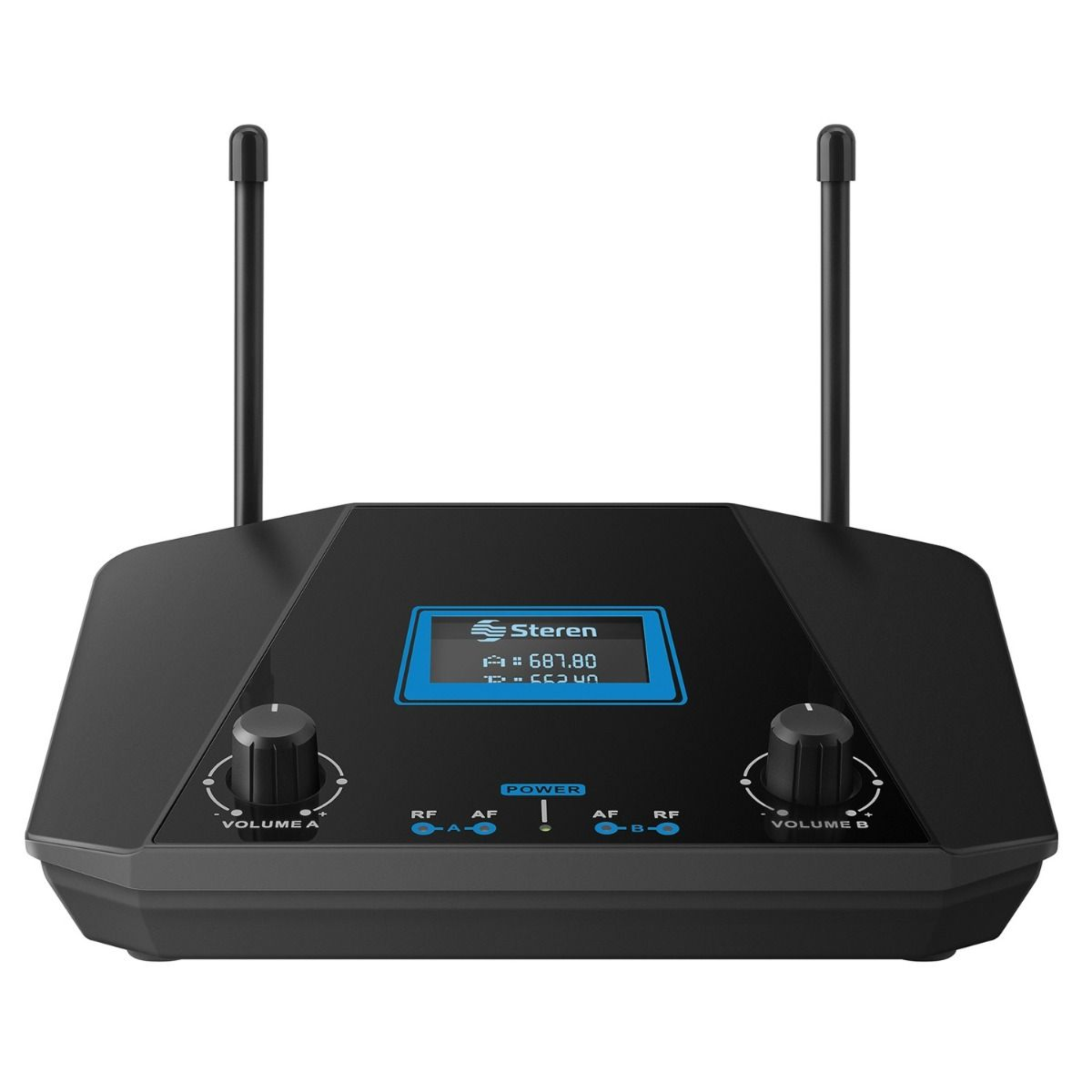 MICROFONO STEREN WR-809 UHF DOBLE INALAMBEICO DE MANO