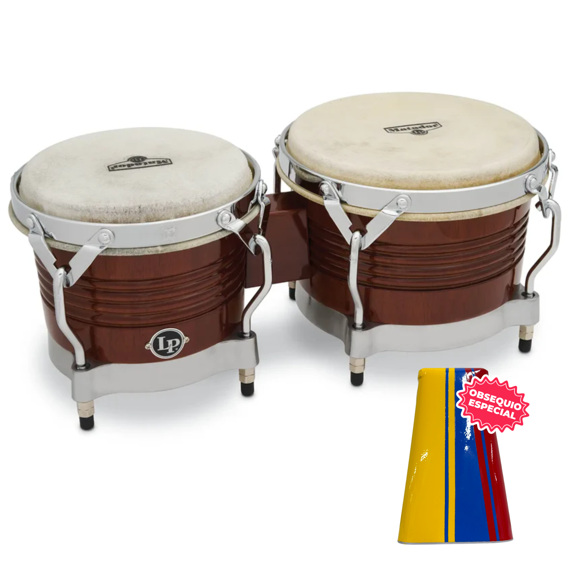 BONGO LP MATADOR CAFE M201-ABW INCLUYE CAMPANA SALSERA GRANDE
