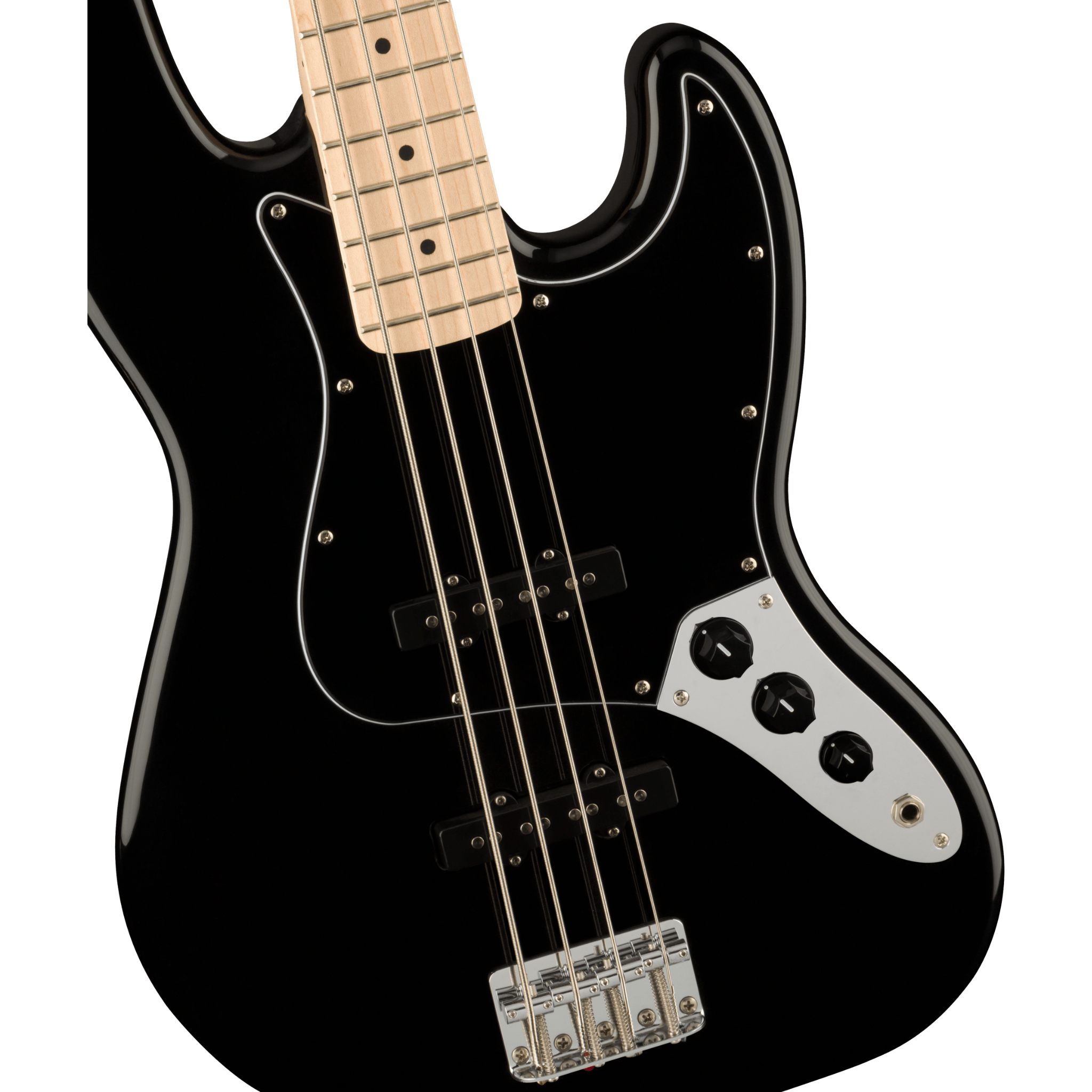 BAJO ELECTRICO SQUIER AFF JAZZ NEGRO MAPLE 4 CUERDAS MOD0378603506