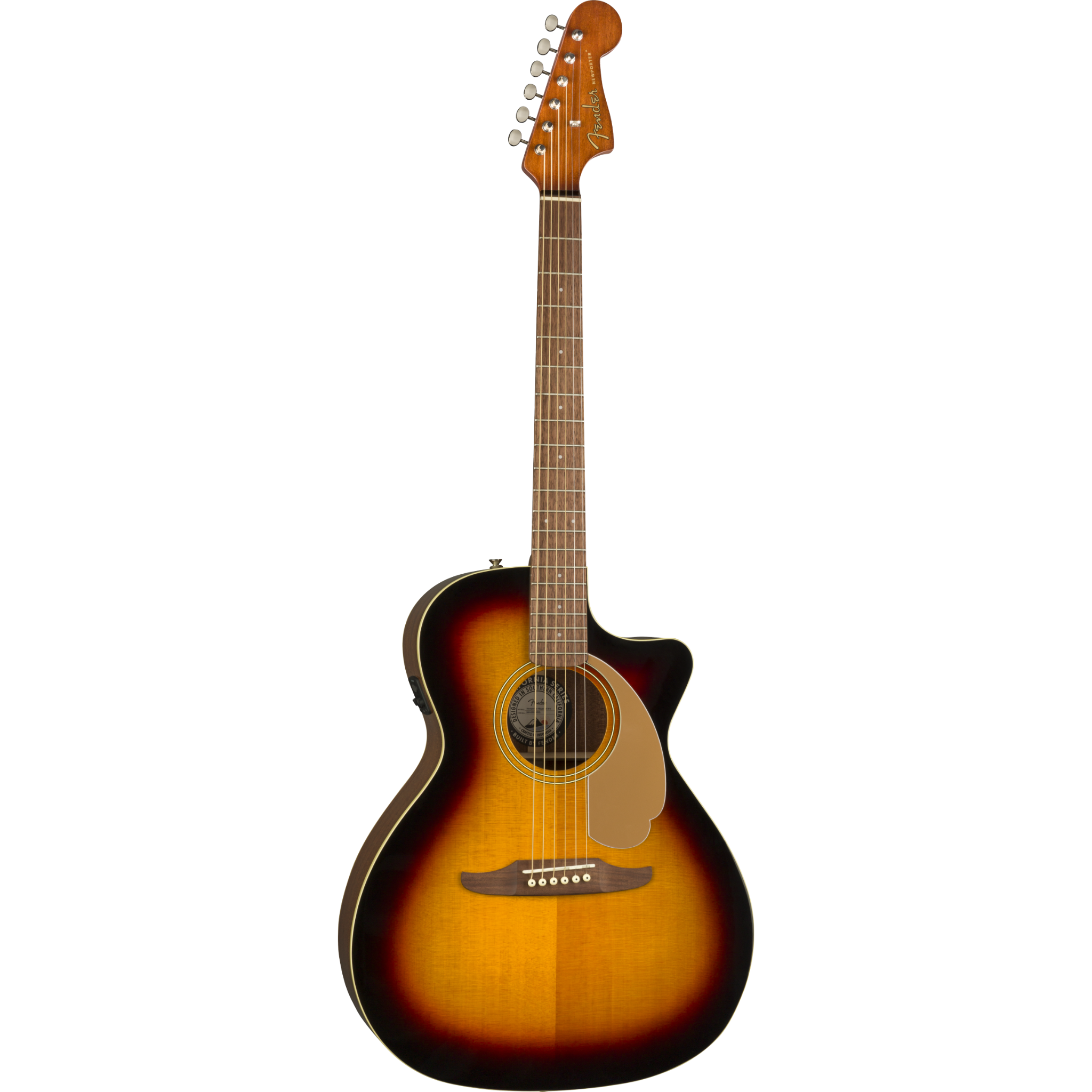 GUITARRA ELECTROACUSTICA FENDER PLR NEWPORTER FOLK SUNBURST MOD0970743003