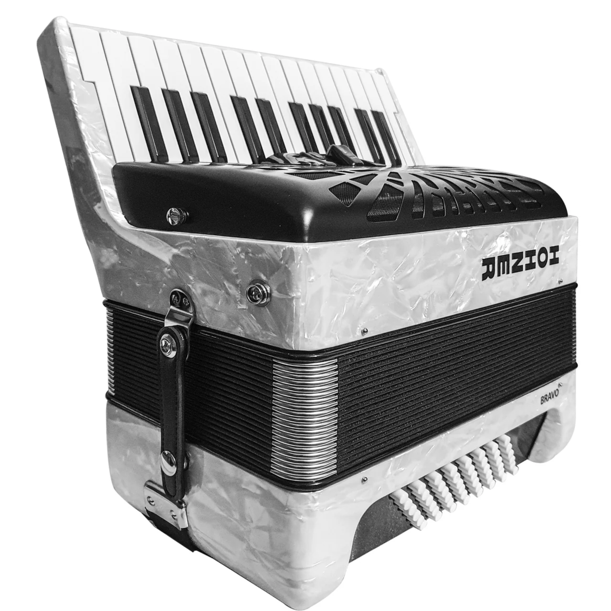 ACORDEON HOHNER BRAVO II BLANCO 48 BAJOS