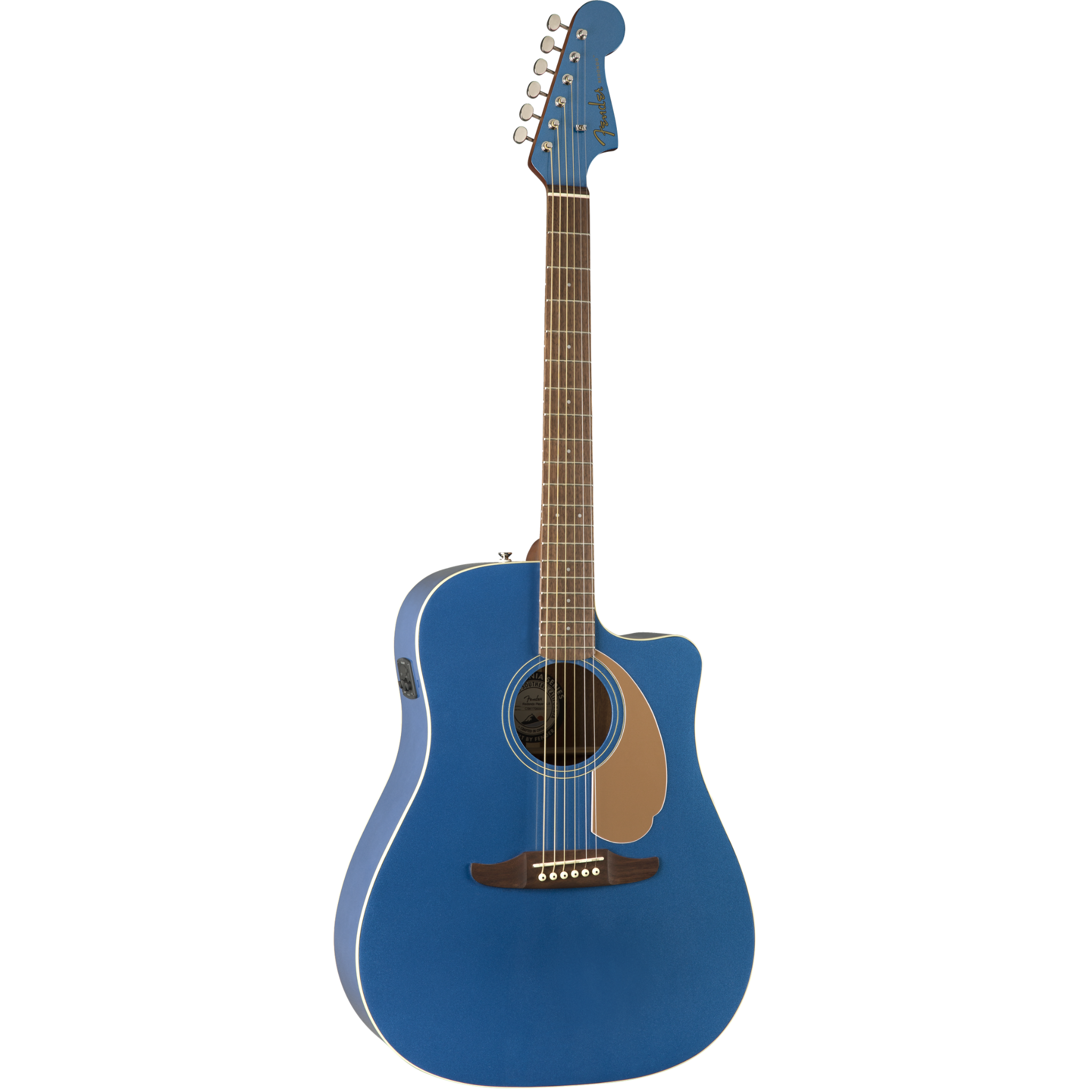 GUITARRA ELECTROACUSTICA FENDER PLR REDONDO FOLK AZUL MOD0970713010