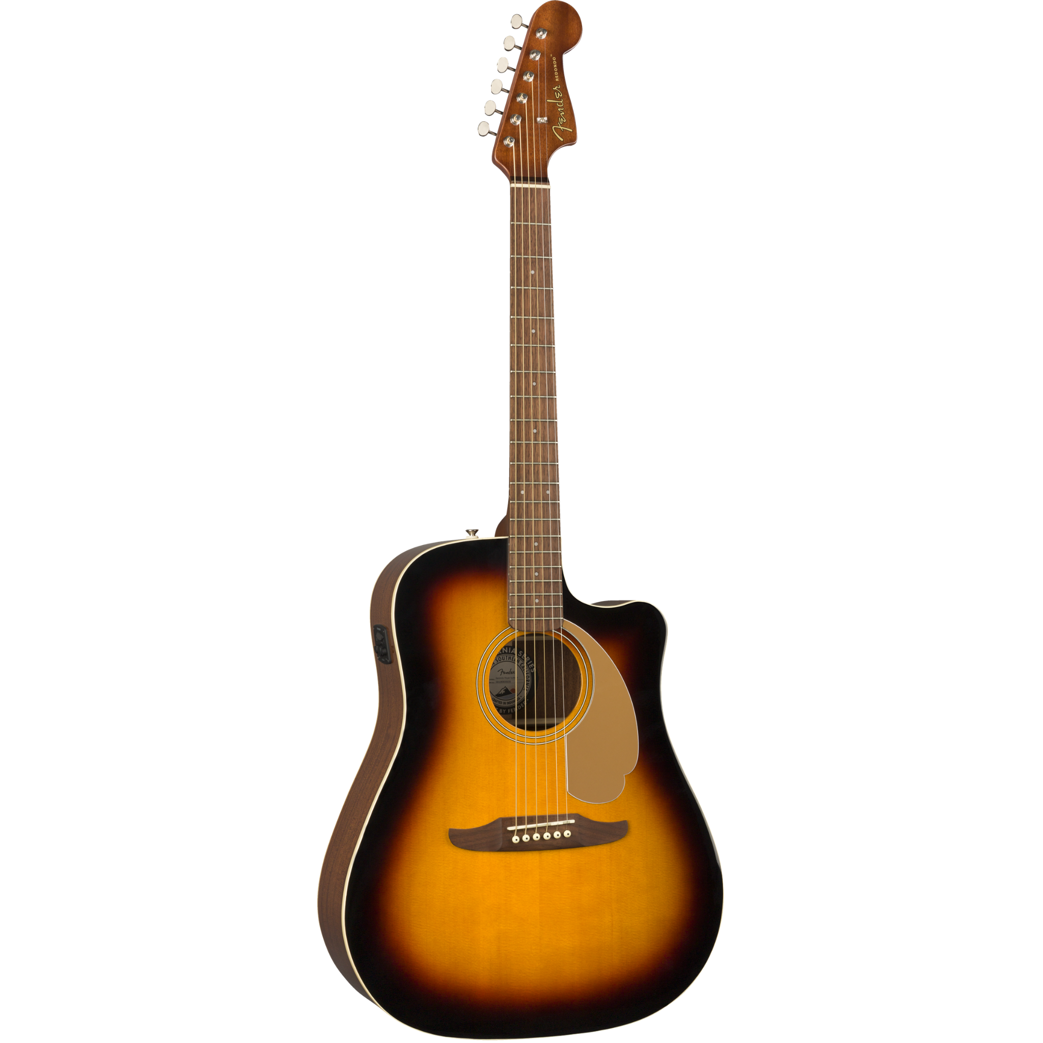 GUITARRA ELECTROACUSTICA FENDER PLR REDONDO FOLK SUNBURST MOD0970713003