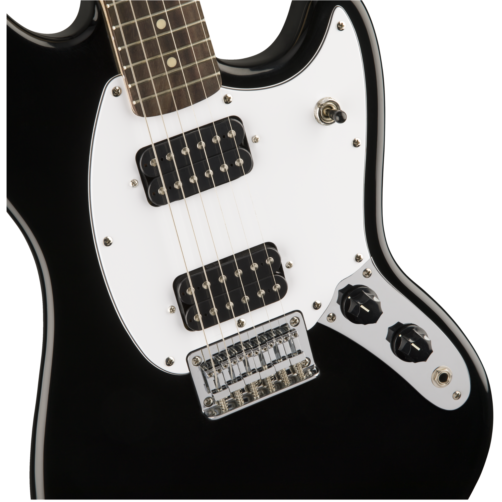 GUITARRA ELECTRICA SQUIER BULLET MUSTANG NEGRO LAUREL HH MOD0371220506